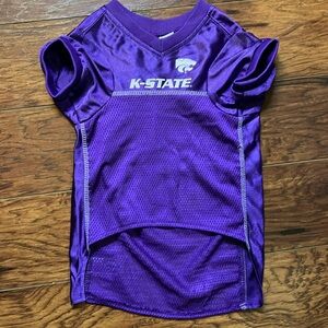 Gently Worn Pets First NCAA College Kansas State Wildcats Mesh Jersey for DOGS